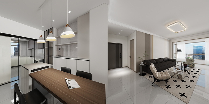 设计吗喽-东城明珠141-装修设计方案