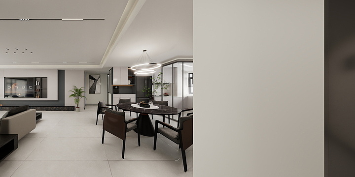 Designer阿宁-中梁.东方印-极简主义-装修设计方案