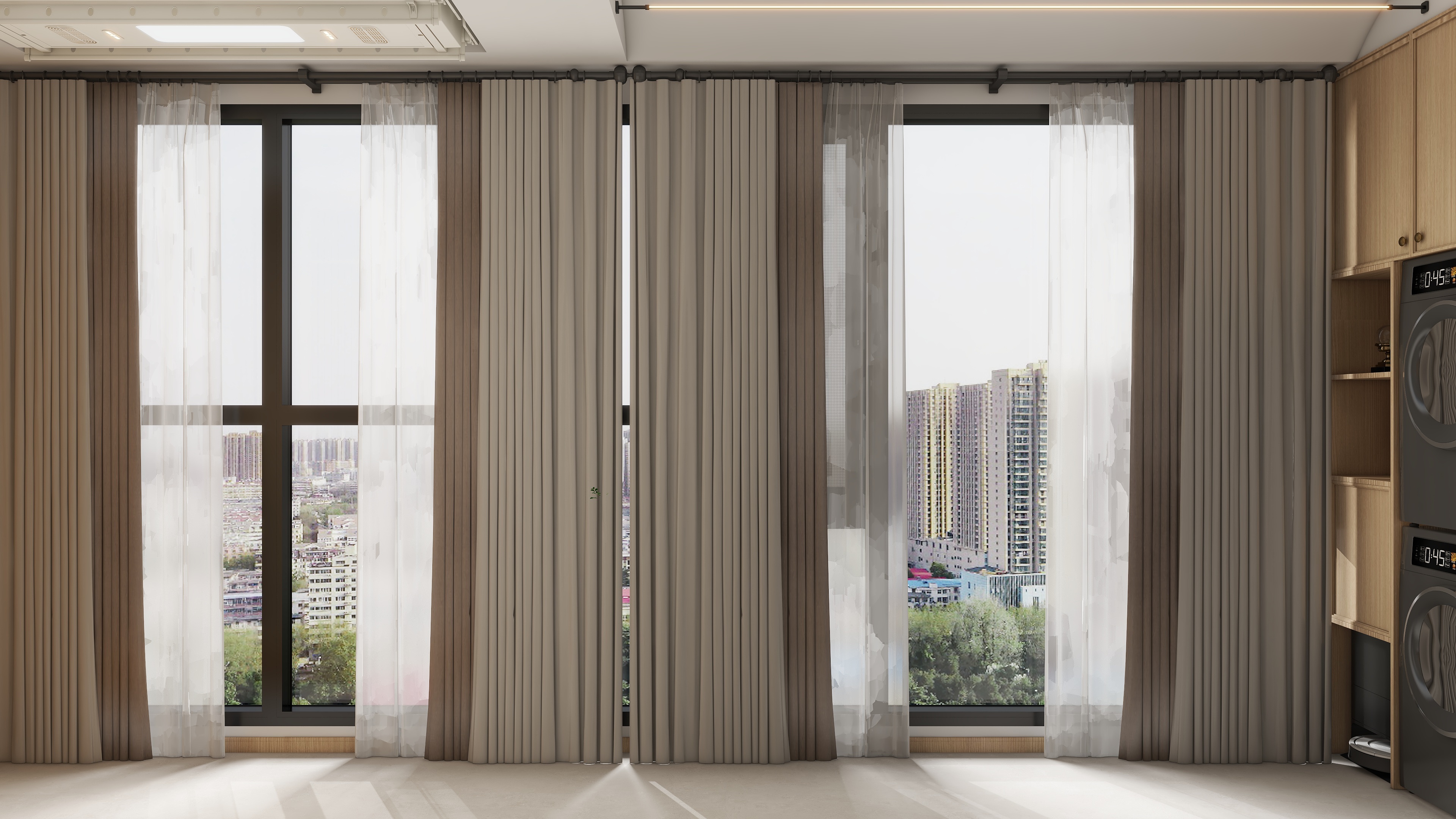 设计师珂源-中建壹品澜郡91㎡3室装修效果图