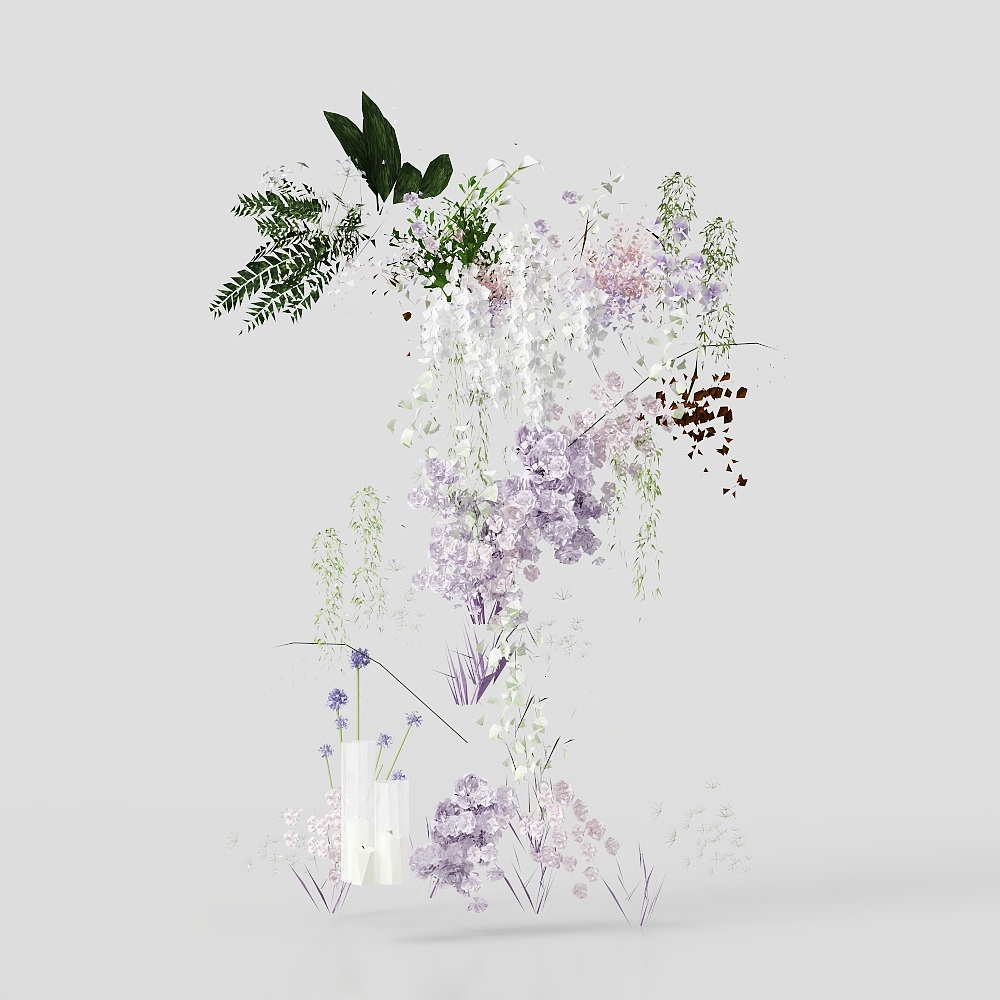 花艺美陈 3D模型