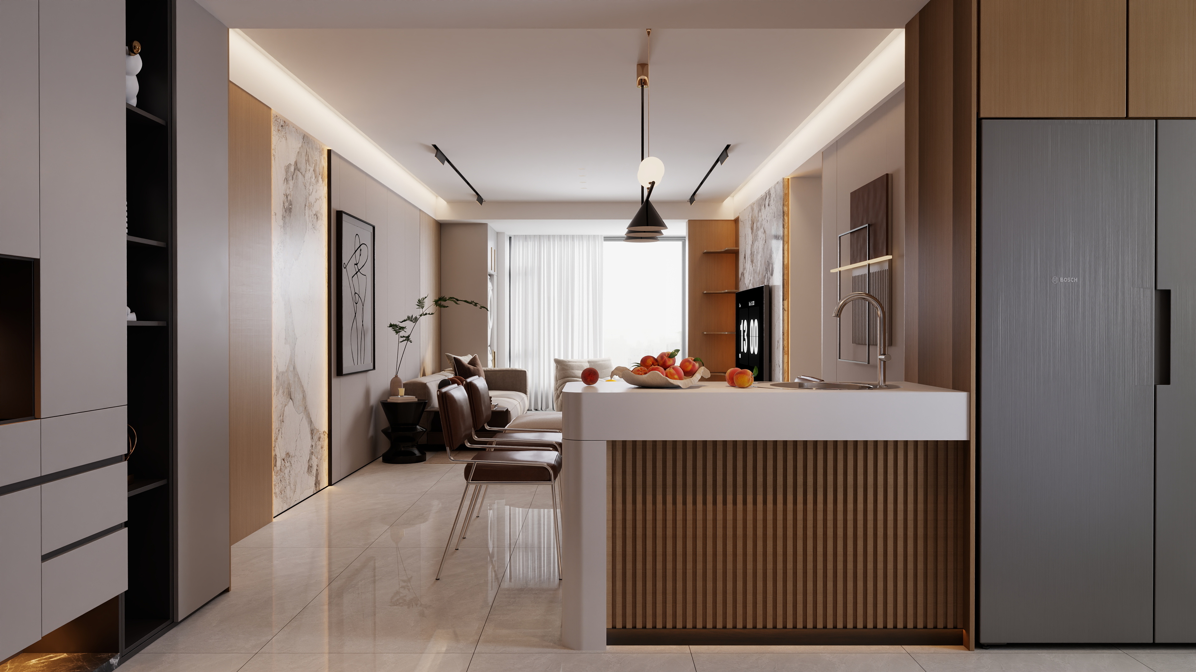 远山220520-瑞澋华庭3栋1802样板房装修效果图