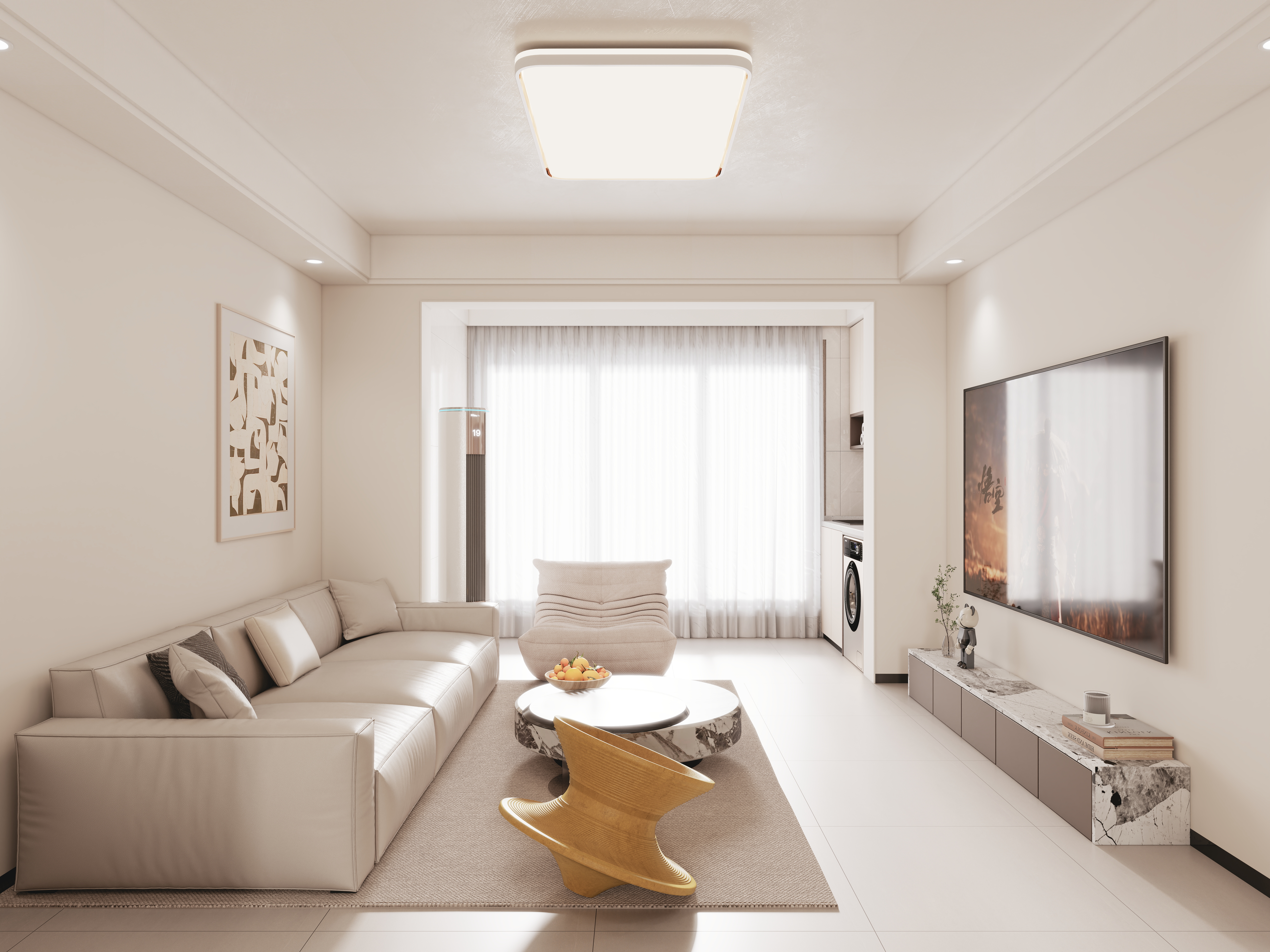 壹诺设计工作室-现代简约 装修效果图