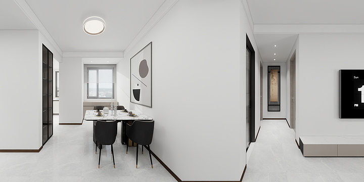 子寓装饰-设计老杜-沁水河花园2期5-2-601--装修设计方案