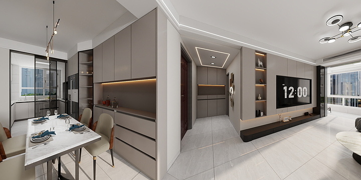 济宁小米装饰-丰安雅苑10-2-1602-朱老师-装修设计方案