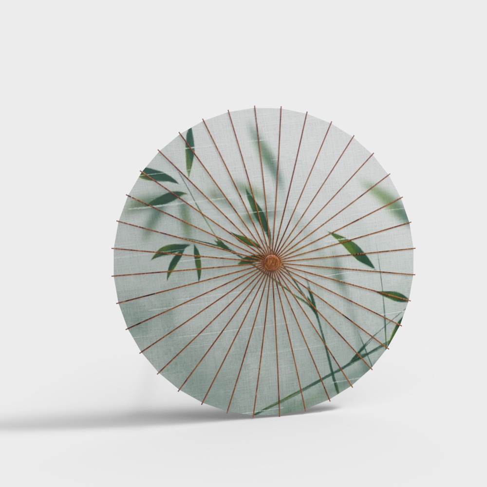 油纸伞3D模型