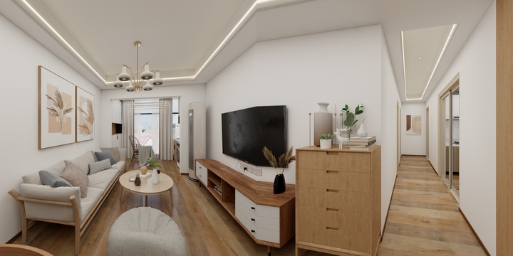 美雅庭-原木风-装修设计方案