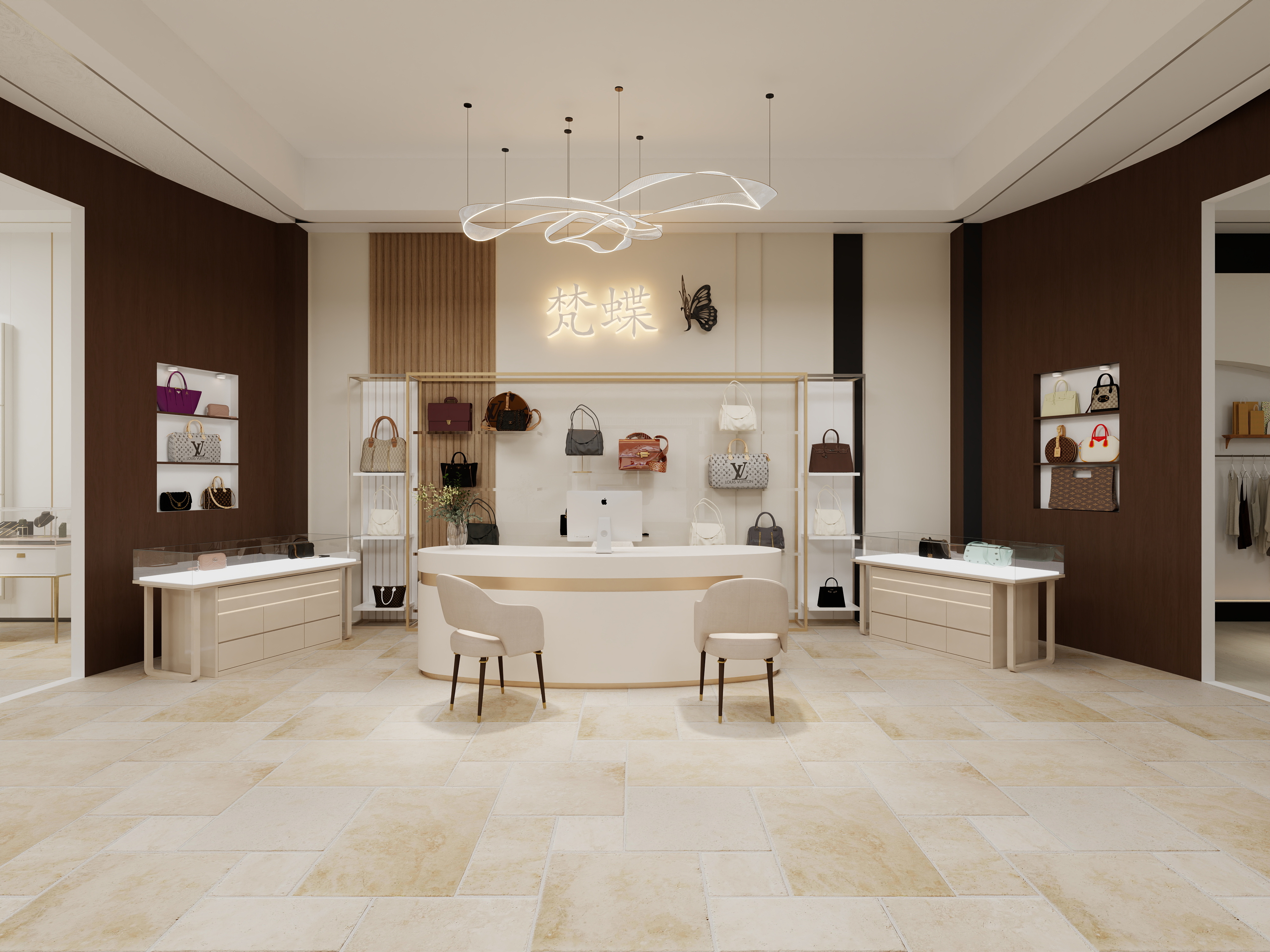3DQVlnDc-梵蝶商业空间设计-装修设计方案