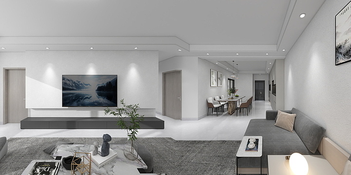 艺居室内设计-龙泽欣都-装修设计方案