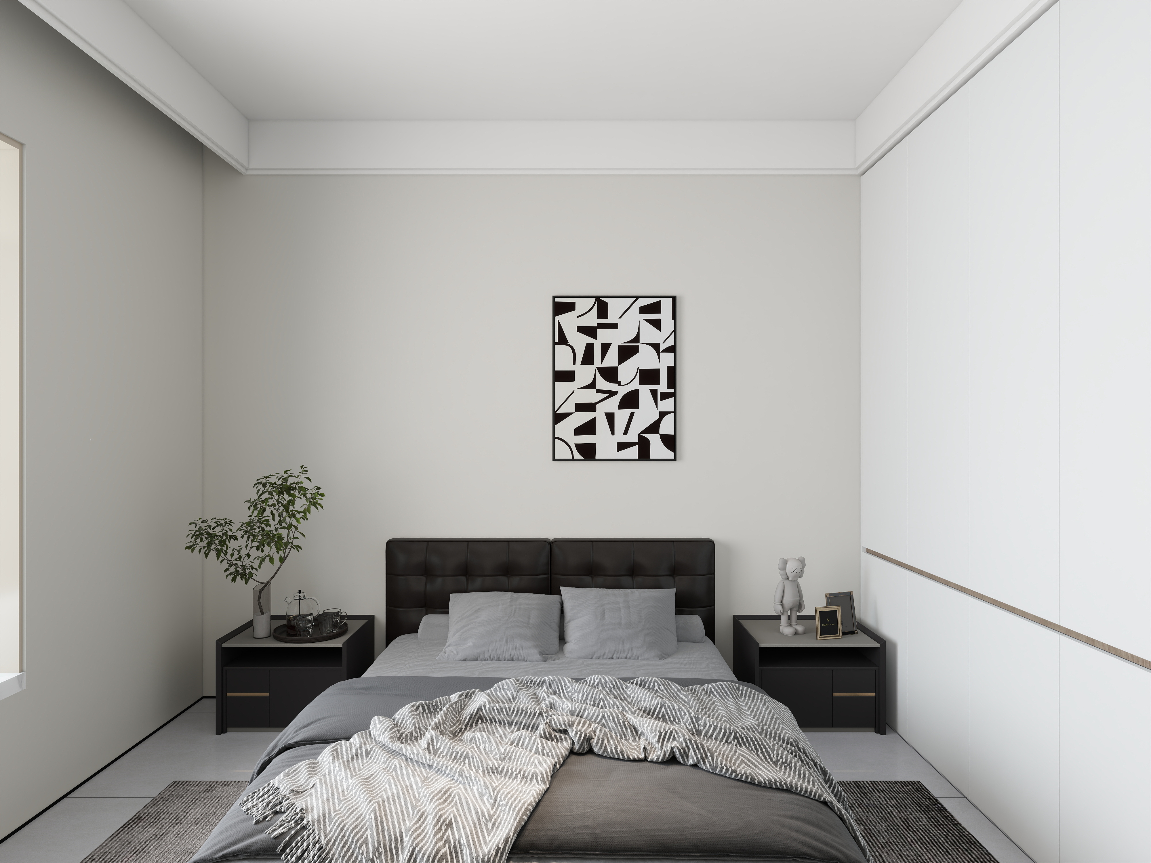 艺雅丽-115平现代简约 装修效果图