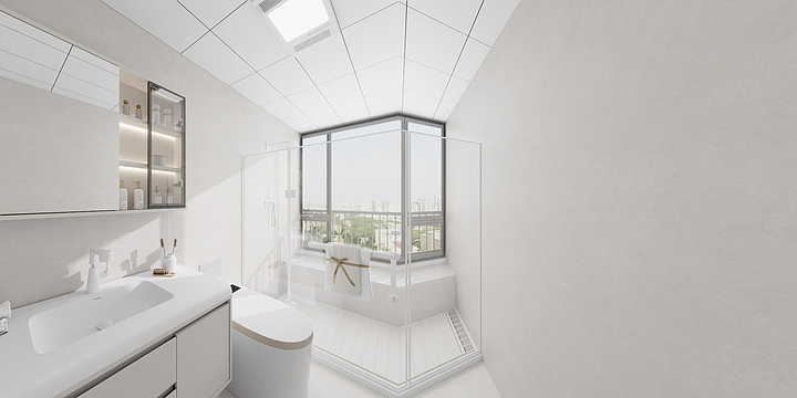 DS-Juno-现代简约-115平-四房-装修设计方案