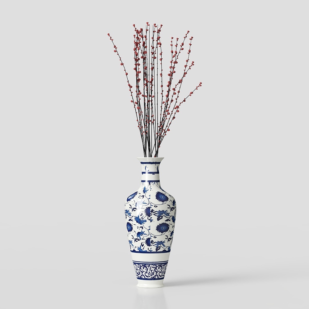 花瓶摆件3D模型