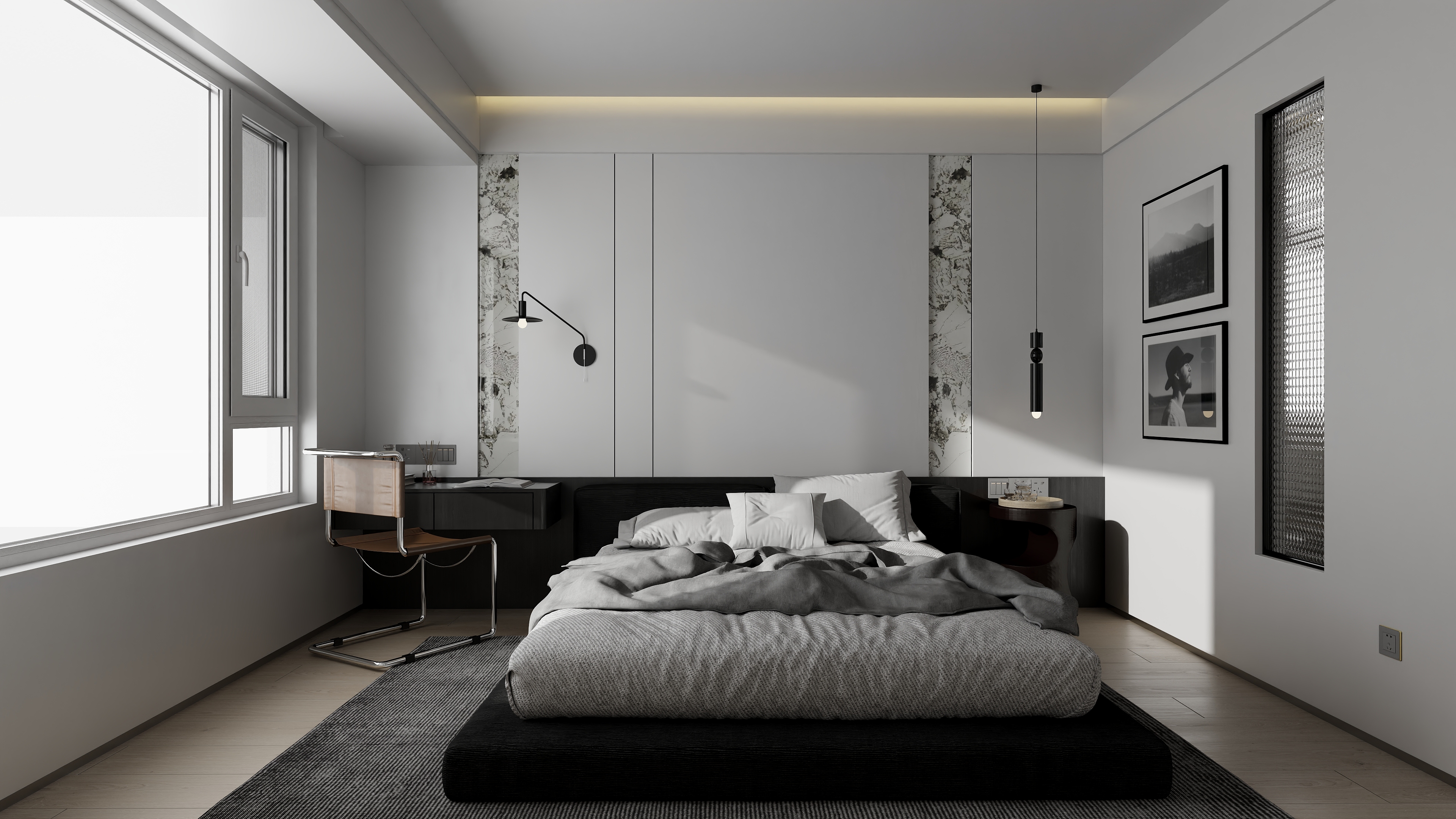 雅诗迈顶墙中心-意式极简顶墙一体化-装修设计方案