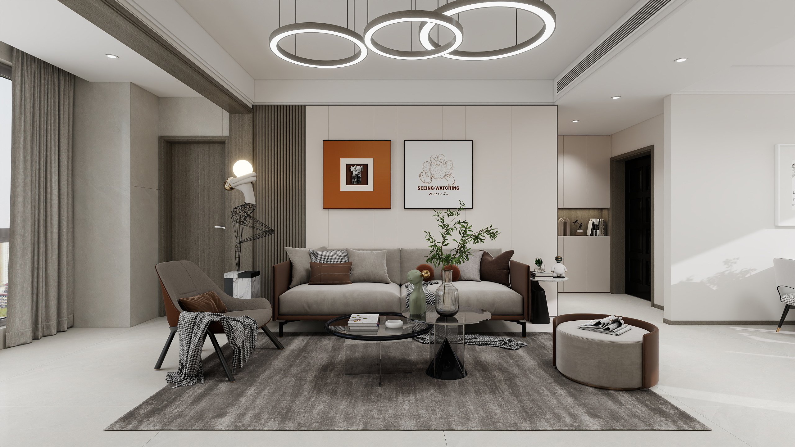 老送的空酒瓶-博观熙岸四室168m²-装修设计方案