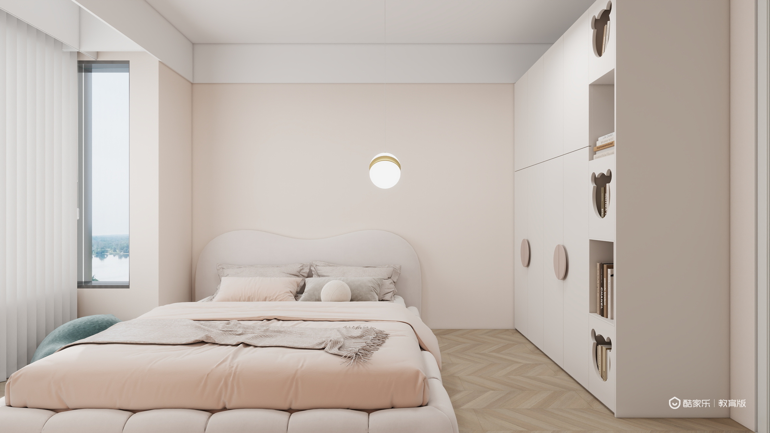 历歌-平顶山工业职业技术学院  李金香2一层儿童房装修效果图第1张