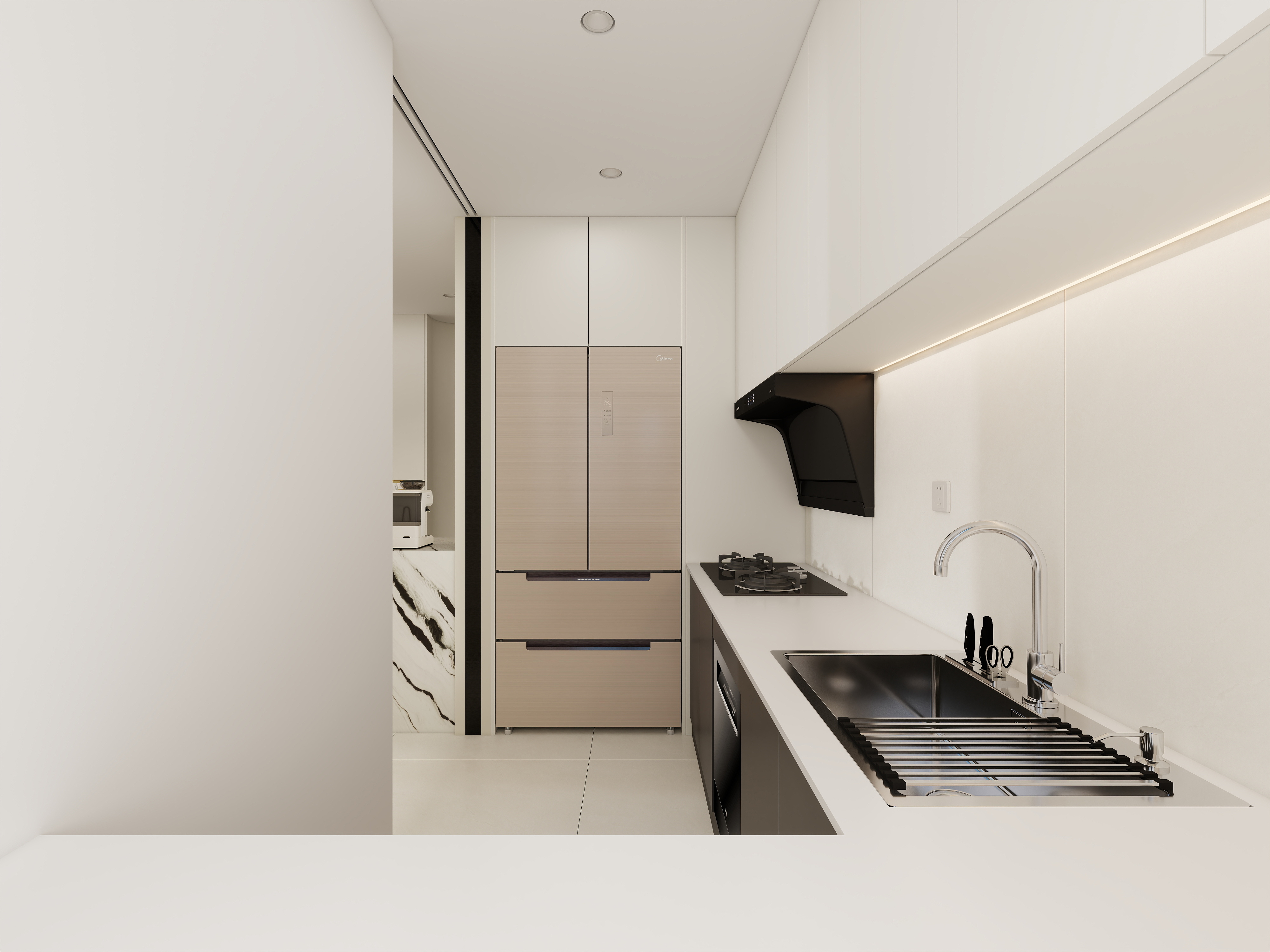 艺雅丽-82平现代简约装修效果图