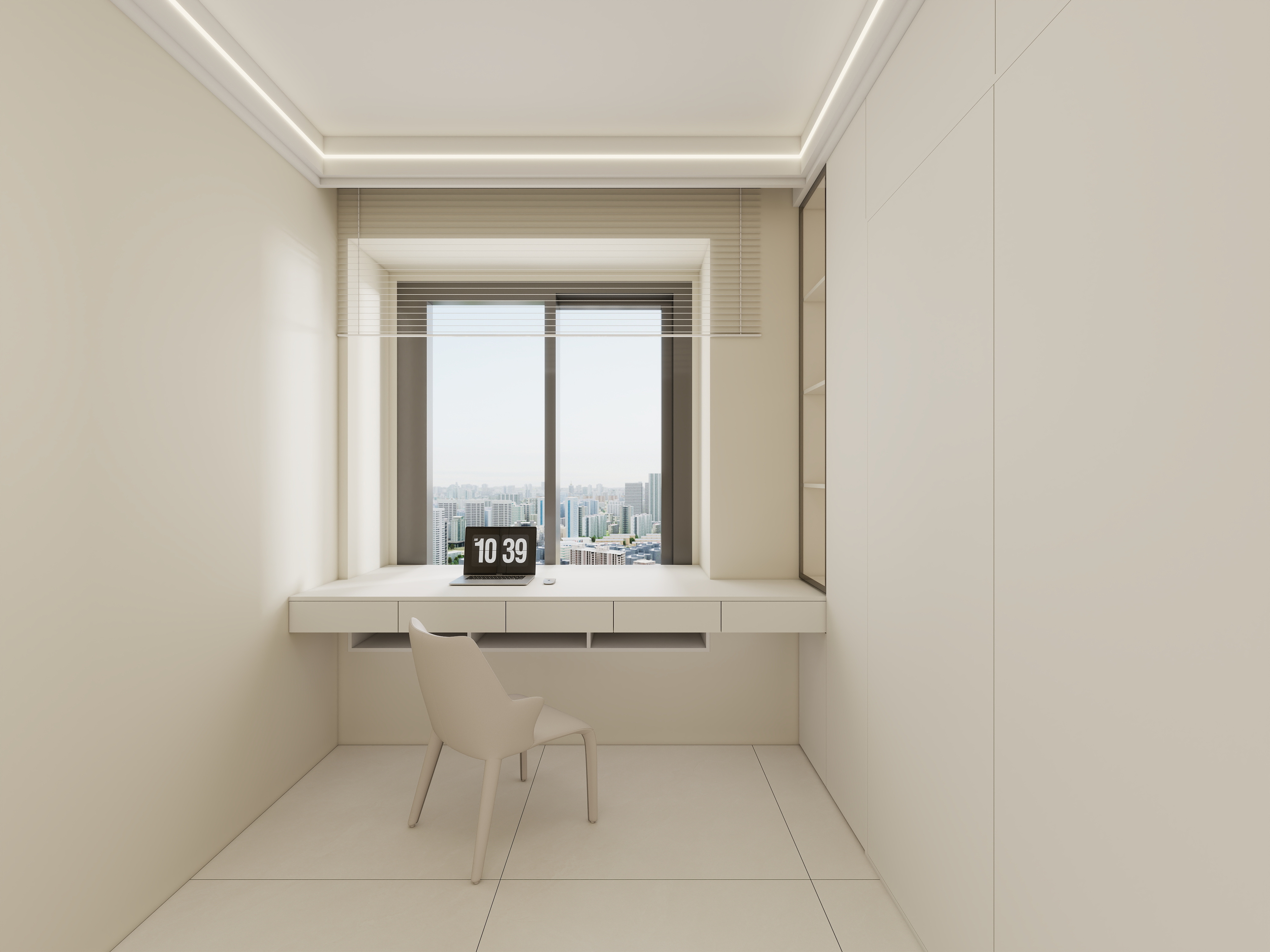 艺雅丽-82平现代简约 装修效果图