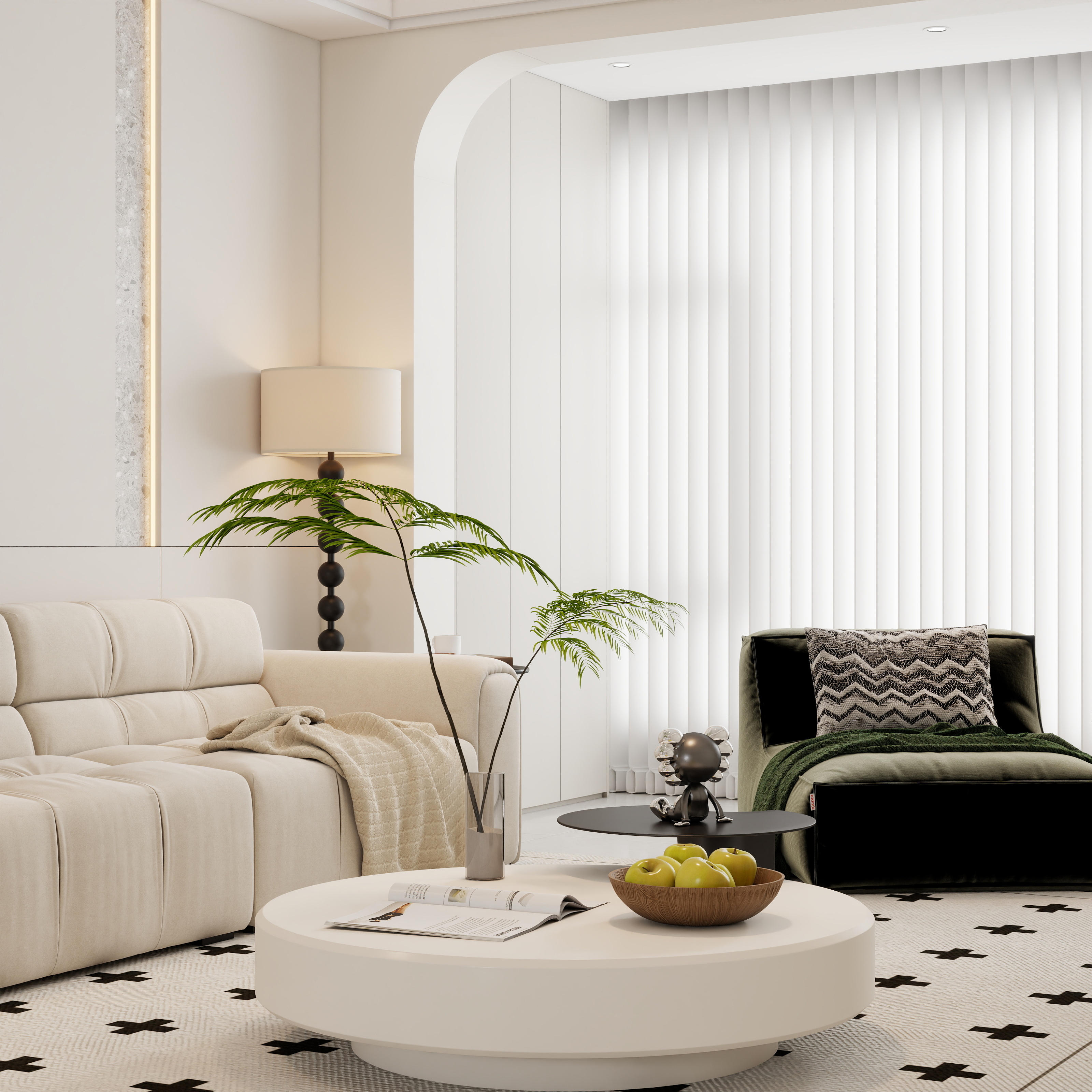 灵宝空间设计中心-刘叔新房奶油-装修设计方案