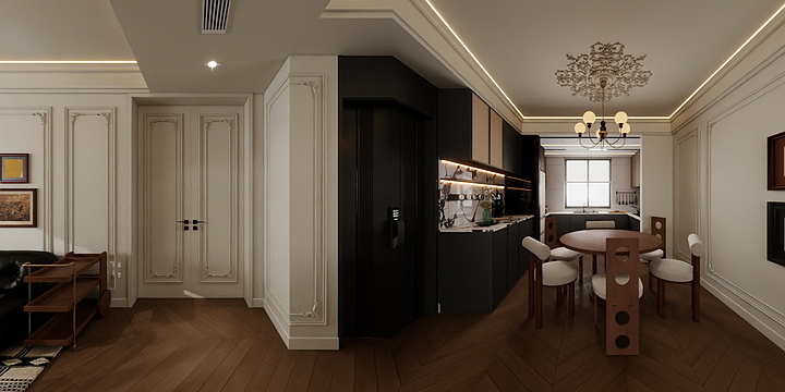 合纵連横-法式中古-装修设计方案