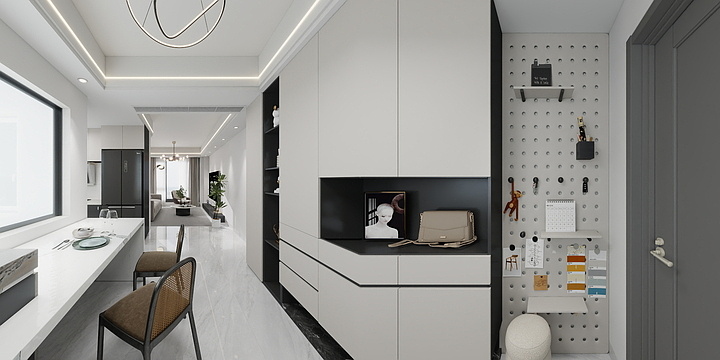 设计娄工-博雅苑舒美女家-装修设计方案