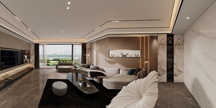 為你設计效果-玫瑰园A8栋1单元02户型-装修设计方案