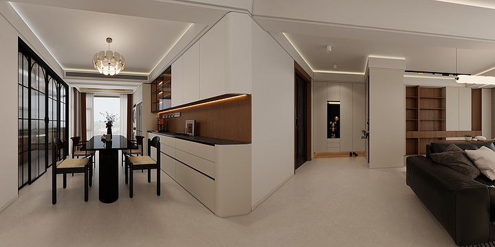 资深设计师斌哥-和光尘樾贾美女-大露台-装修设计方案