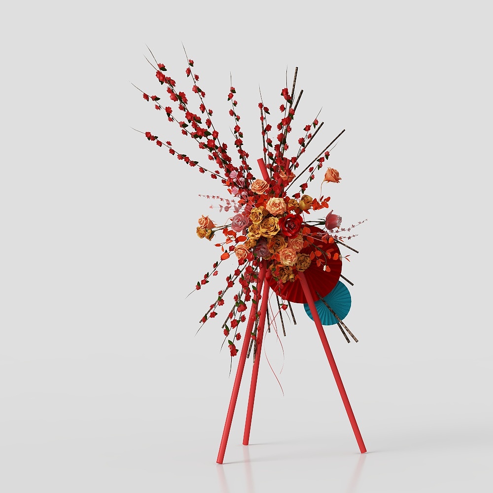 花篮3D模型