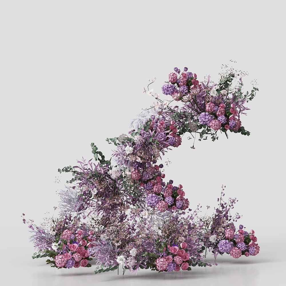 绿植美陈 3D模型