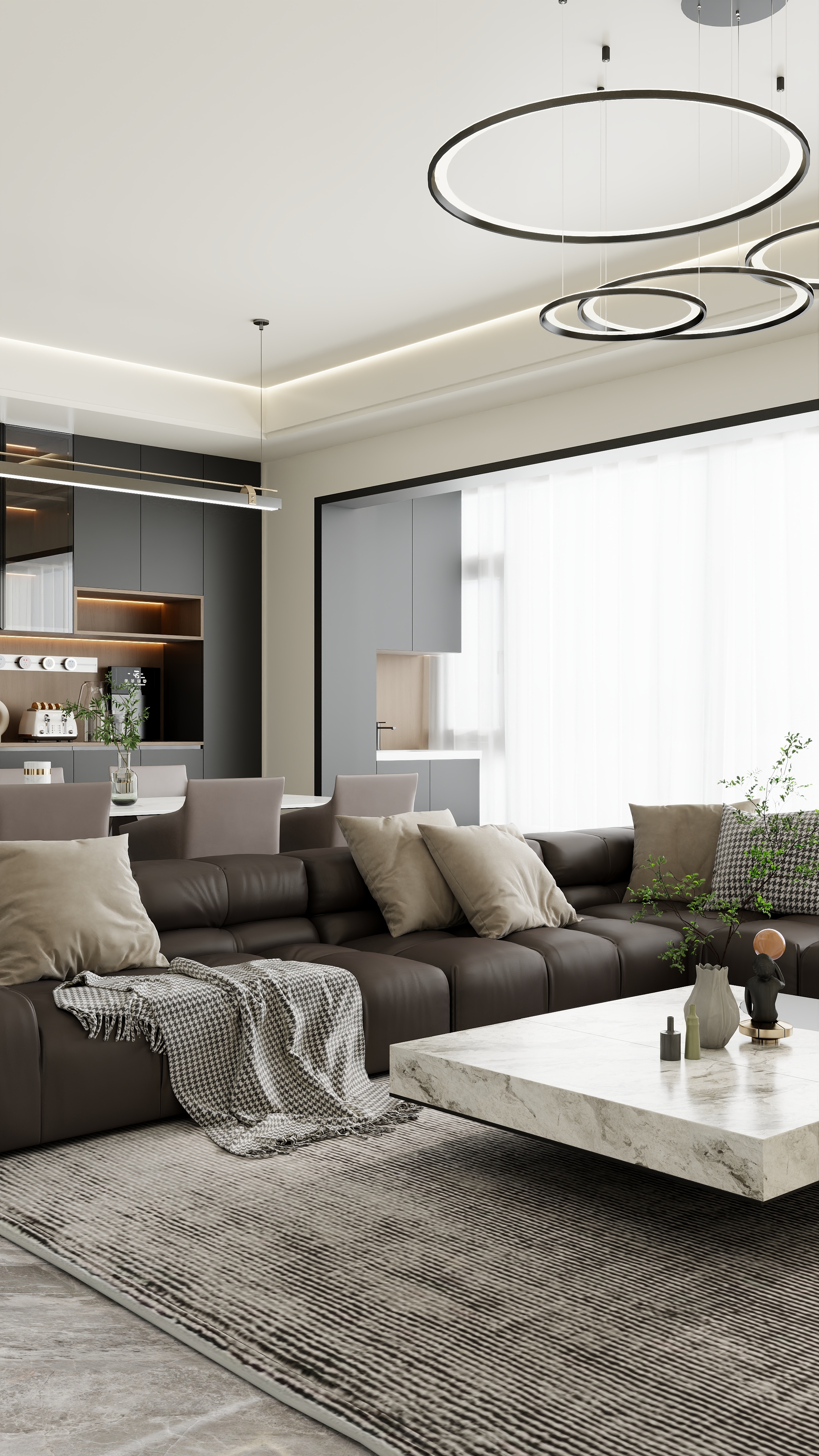 叁川空间设计-125㎡4室-装修设计方案