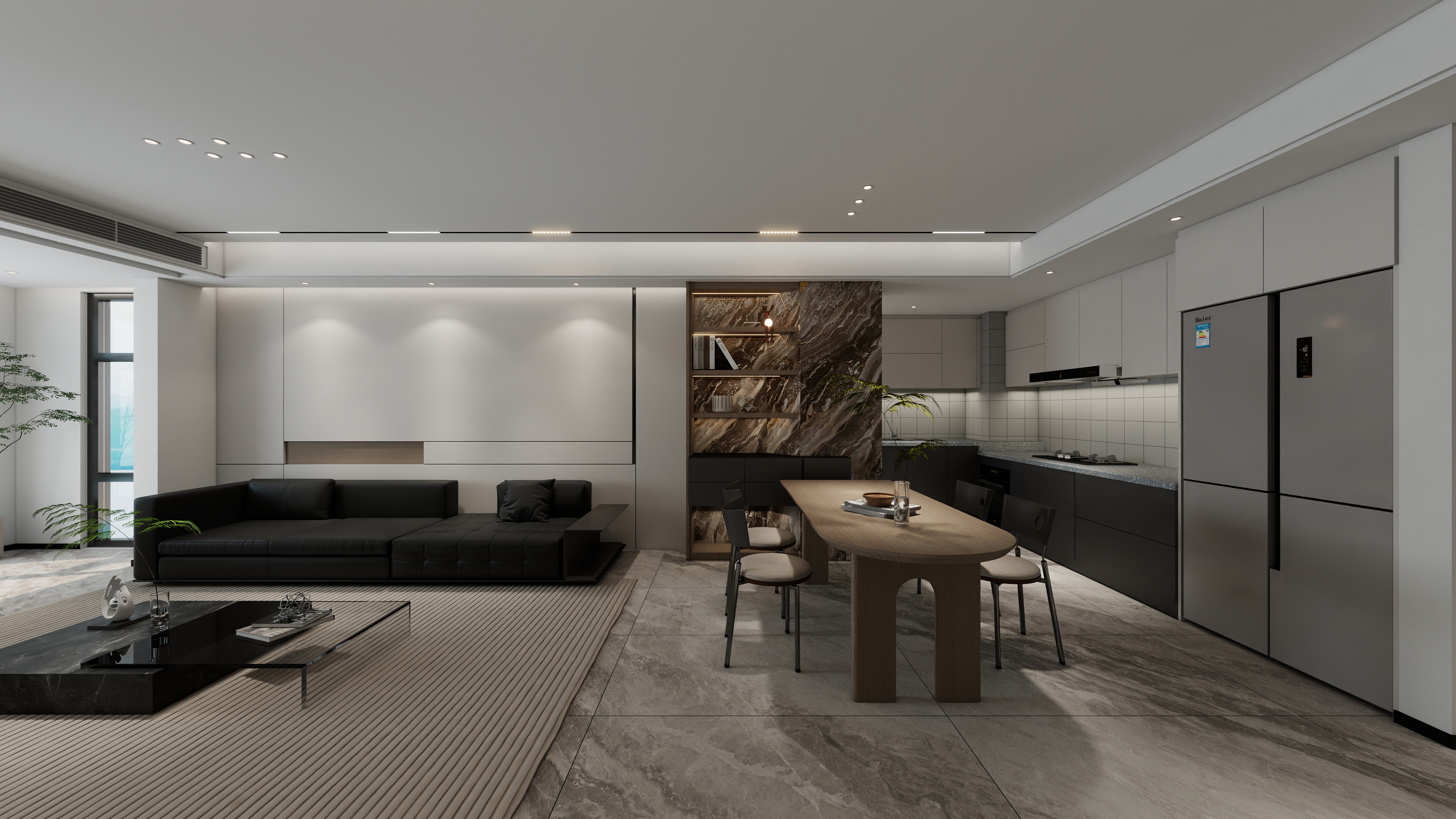 沈有波-凯里嘉禾天下159平米现代-装修设计方案