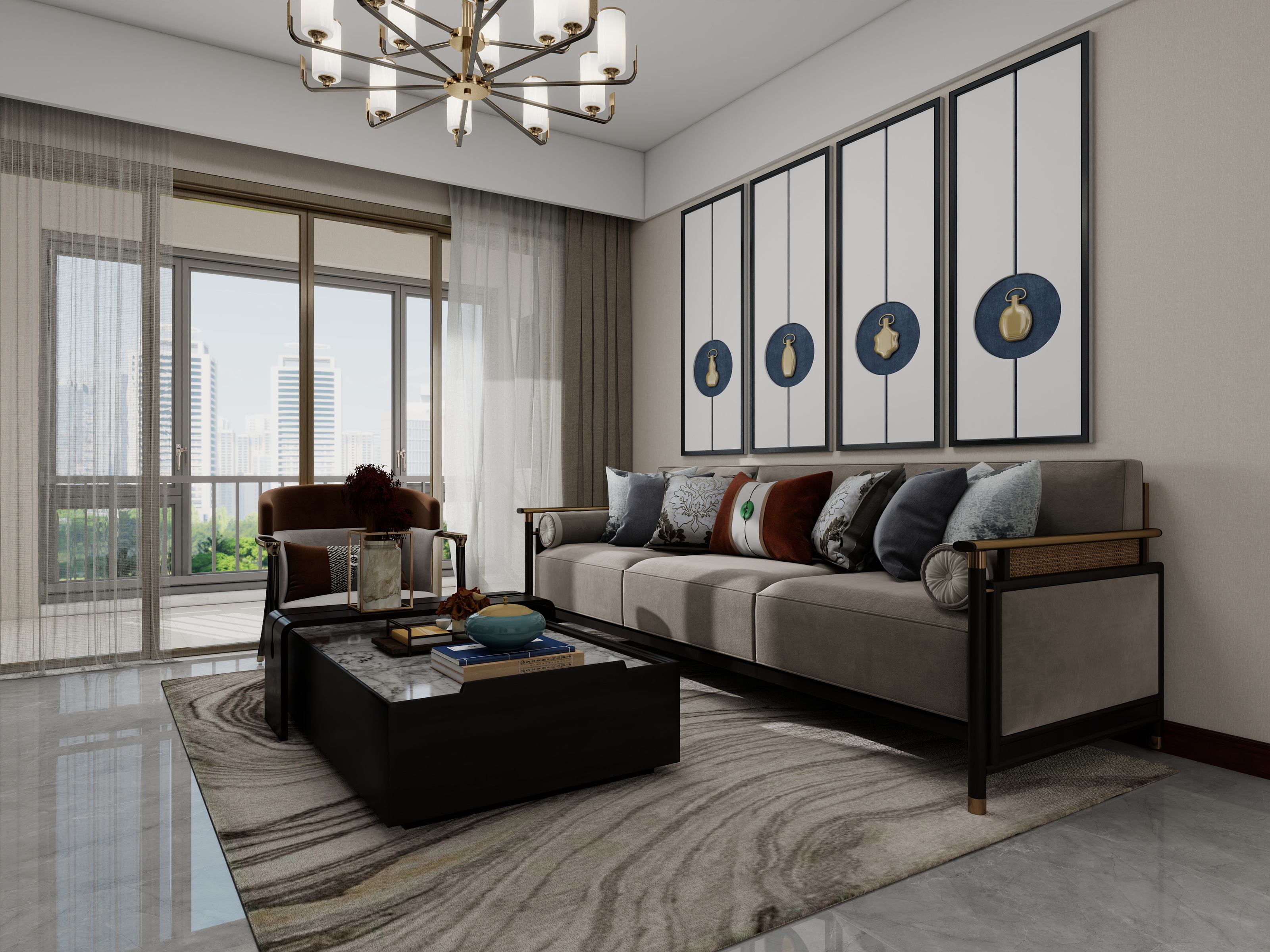 大秦南风-南风.中德英伦联邦装修效果图