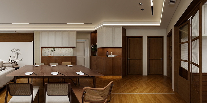 罗银-西安中古风-装修设计方案