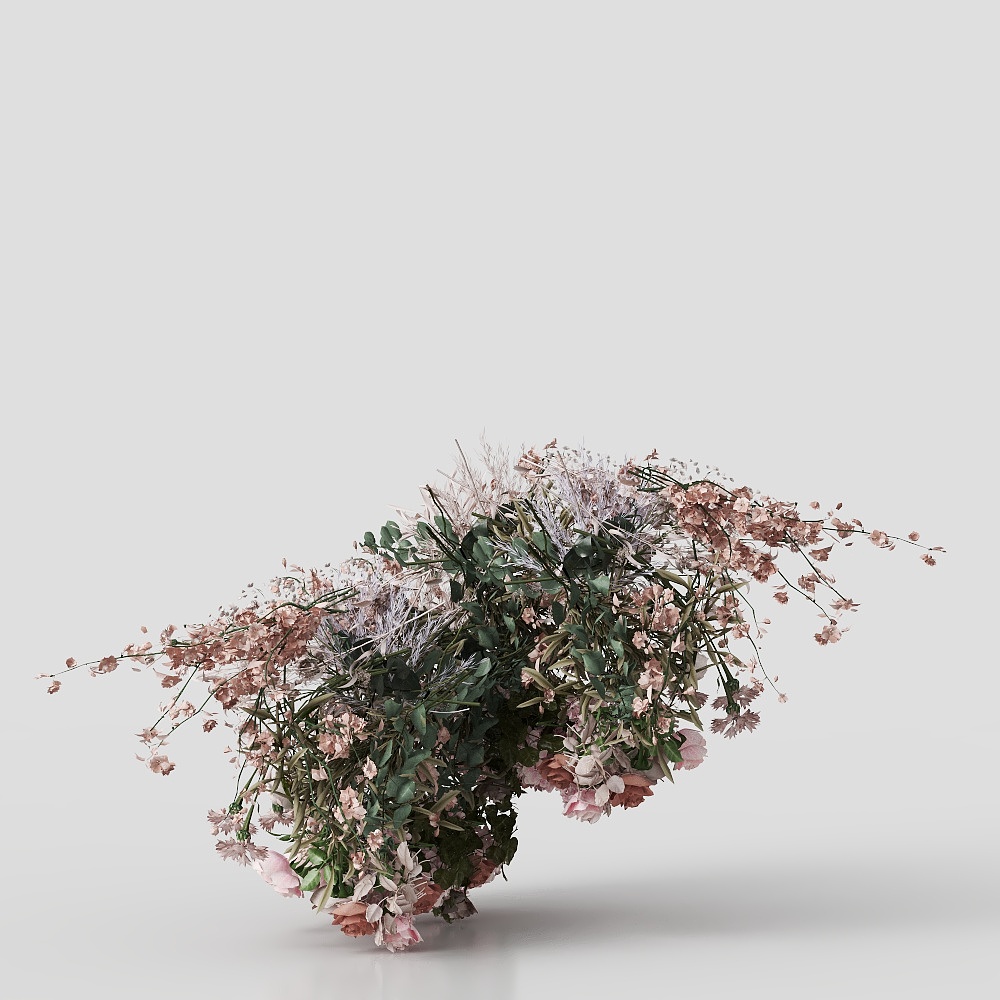 鲜花装饰3D模型