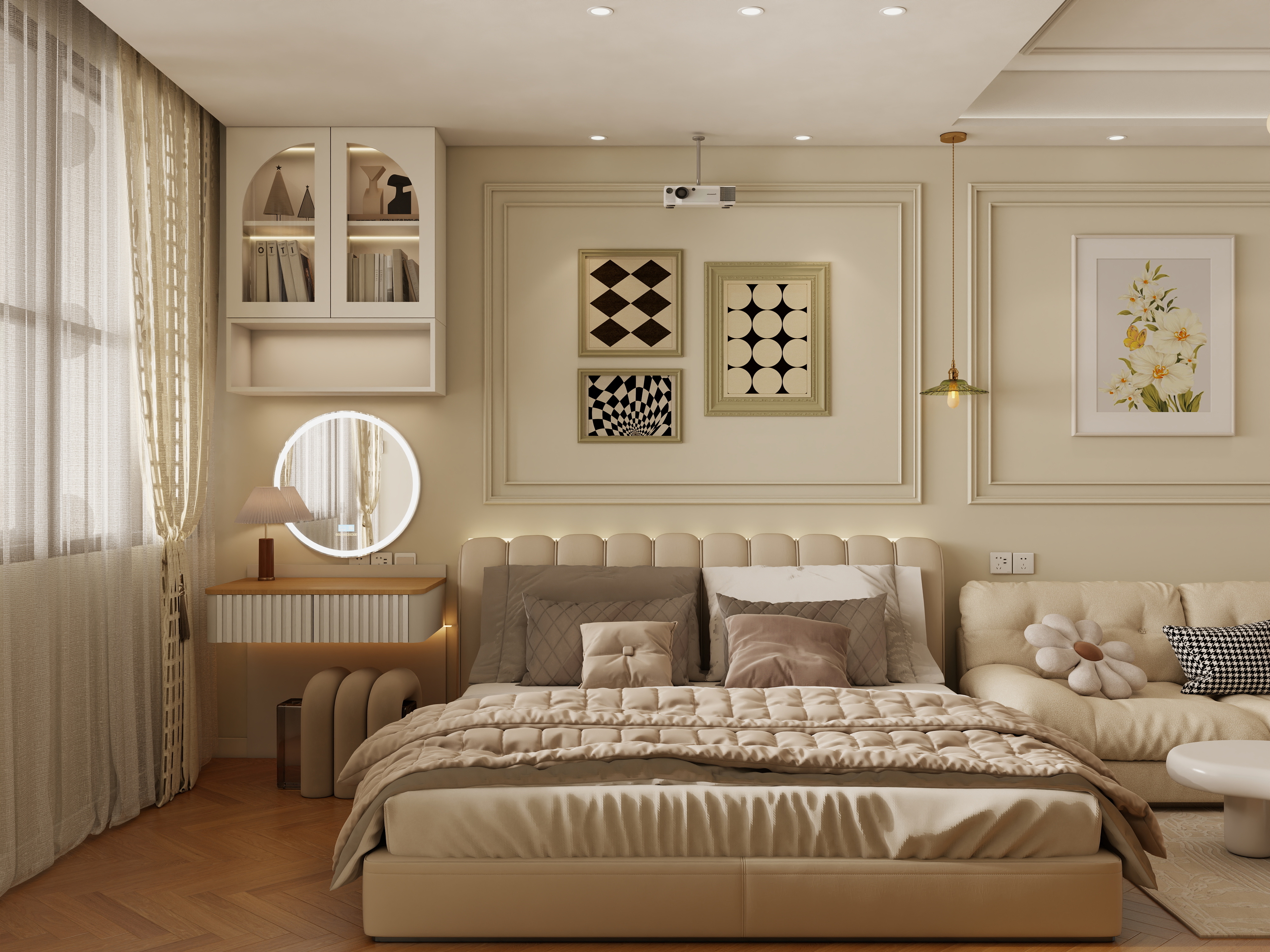 李佳洋-法式奶油风-装修设计方案