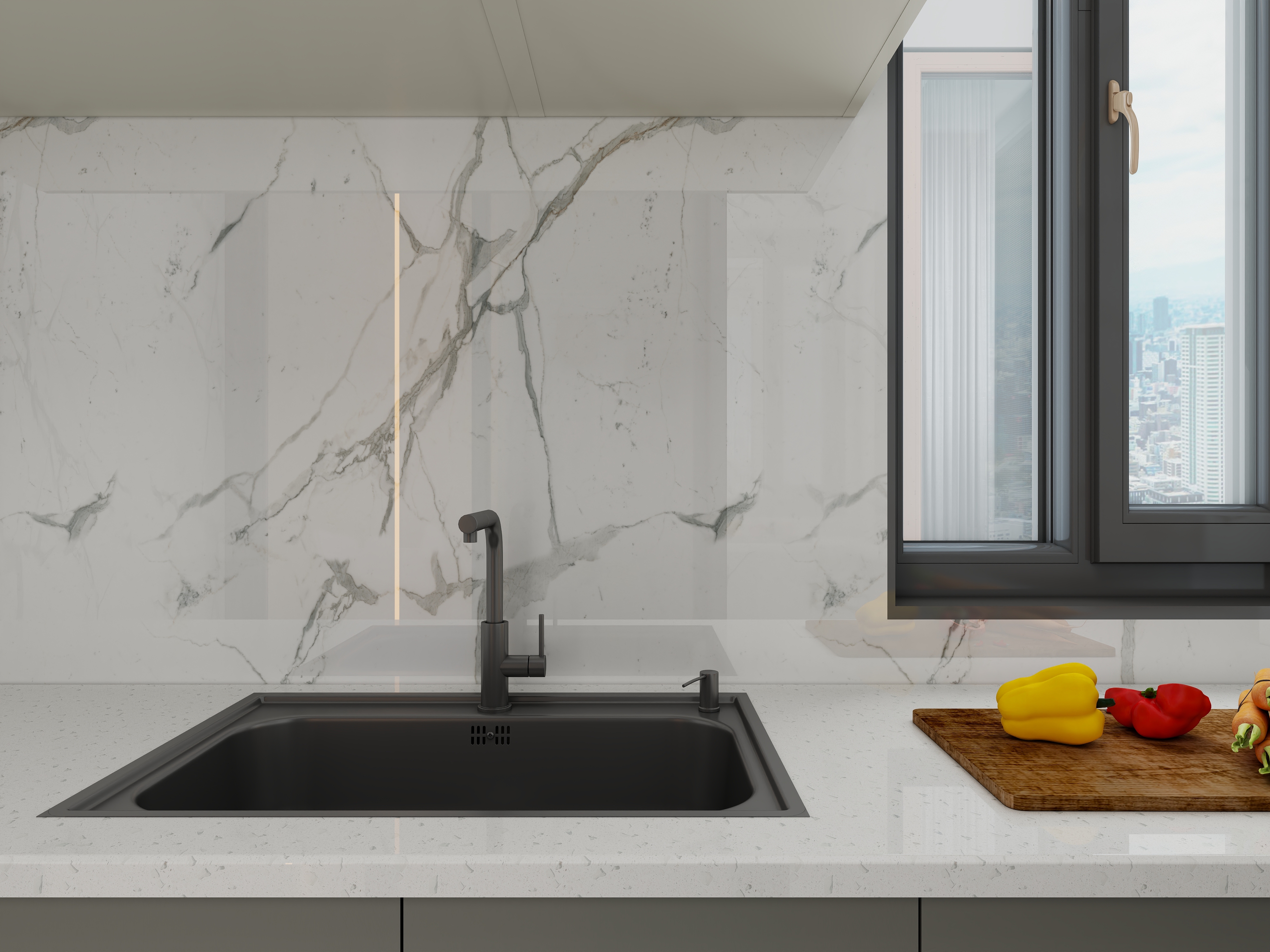 邓州石峰-邓州-凯悦华府113平-简约风装修效果图