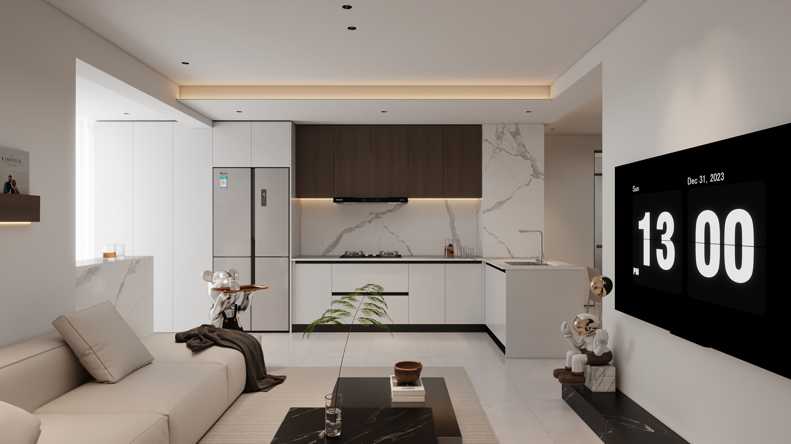 严先生YAN-77㎡2室-装修设计方案