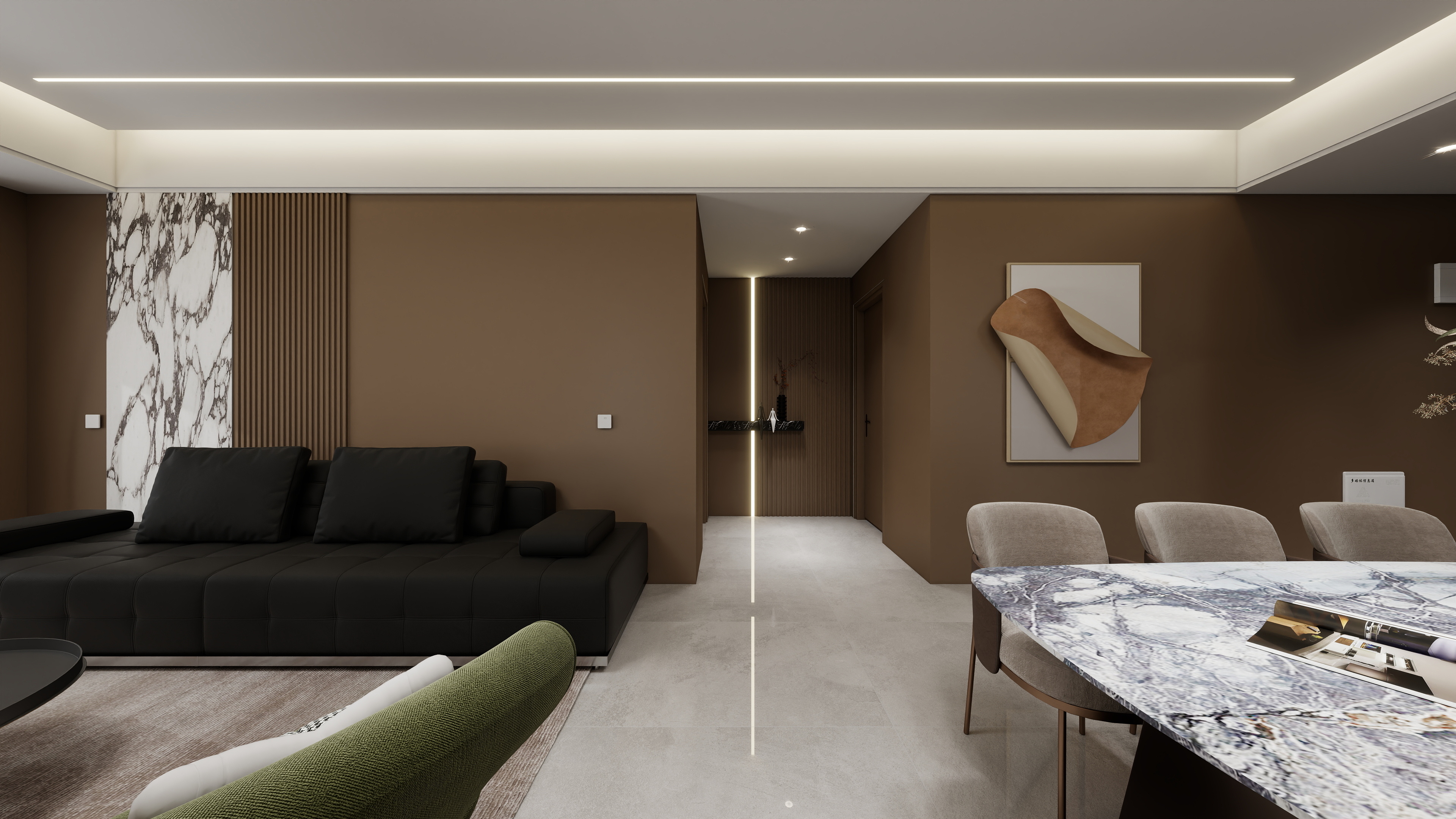 紫雪花恩-轻奢143㎡4室-装修设计方案