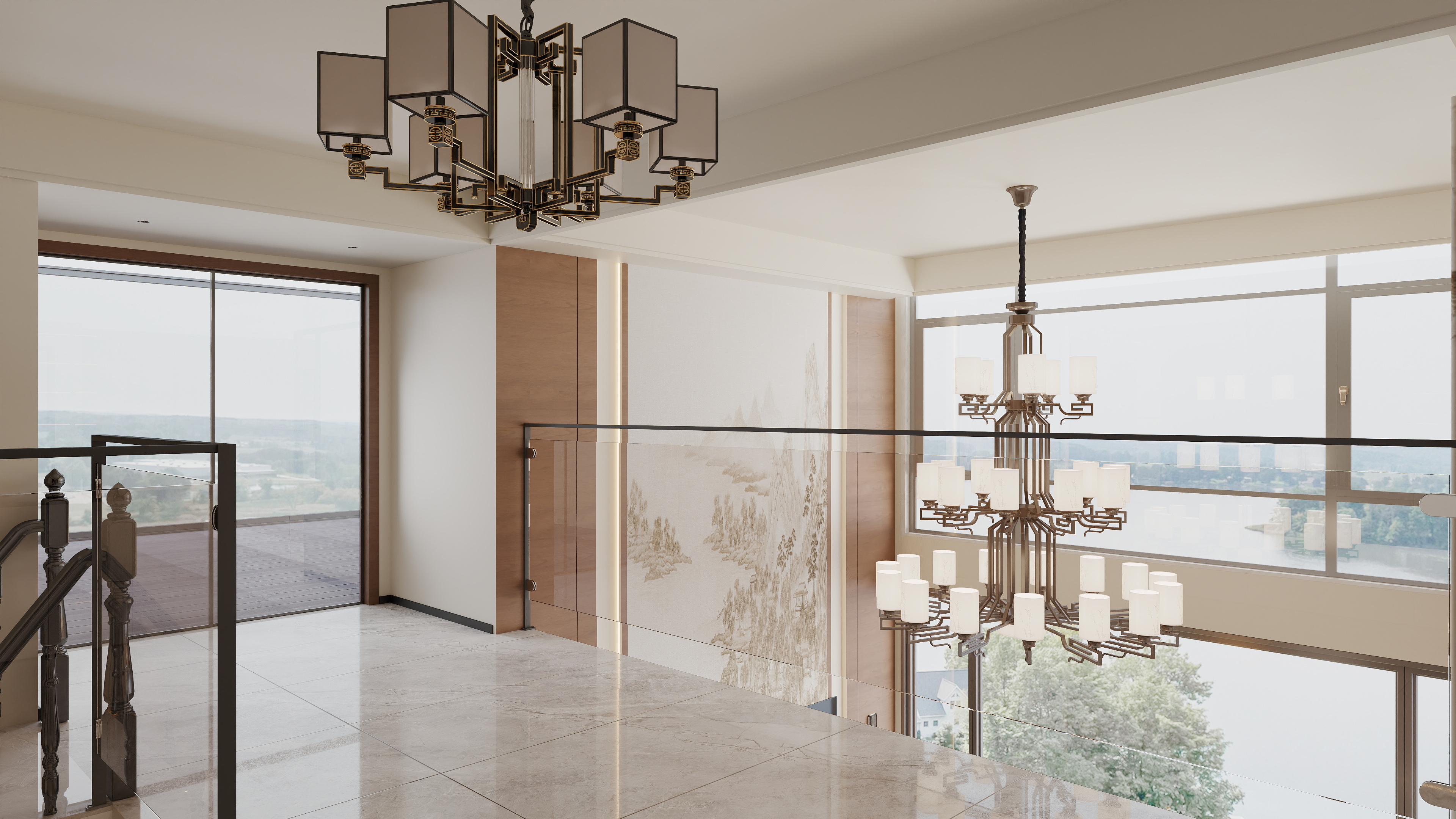 一风效果-万山华府176㎡2室装修效果图