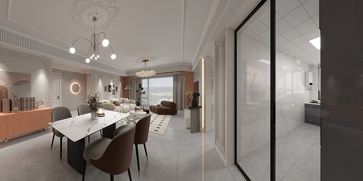 吴浓-132㎡4室-装修设计方案