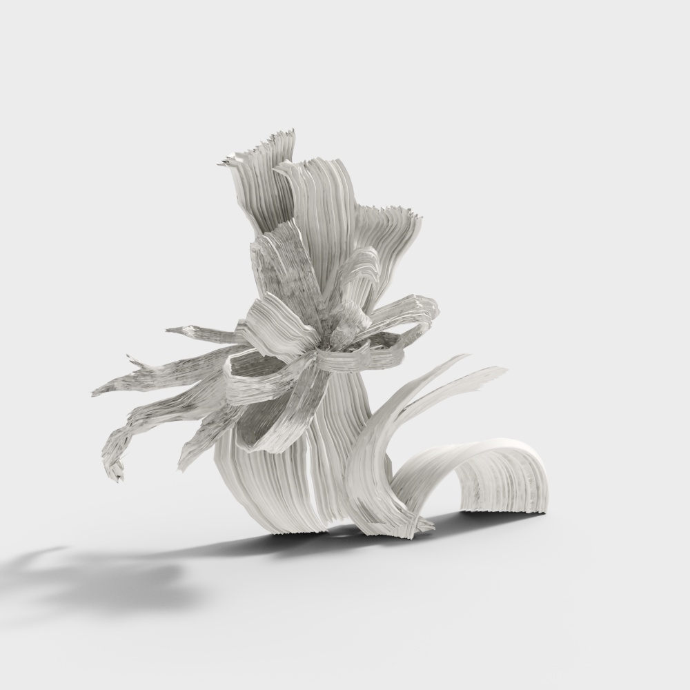 纸艺美陈3D模型