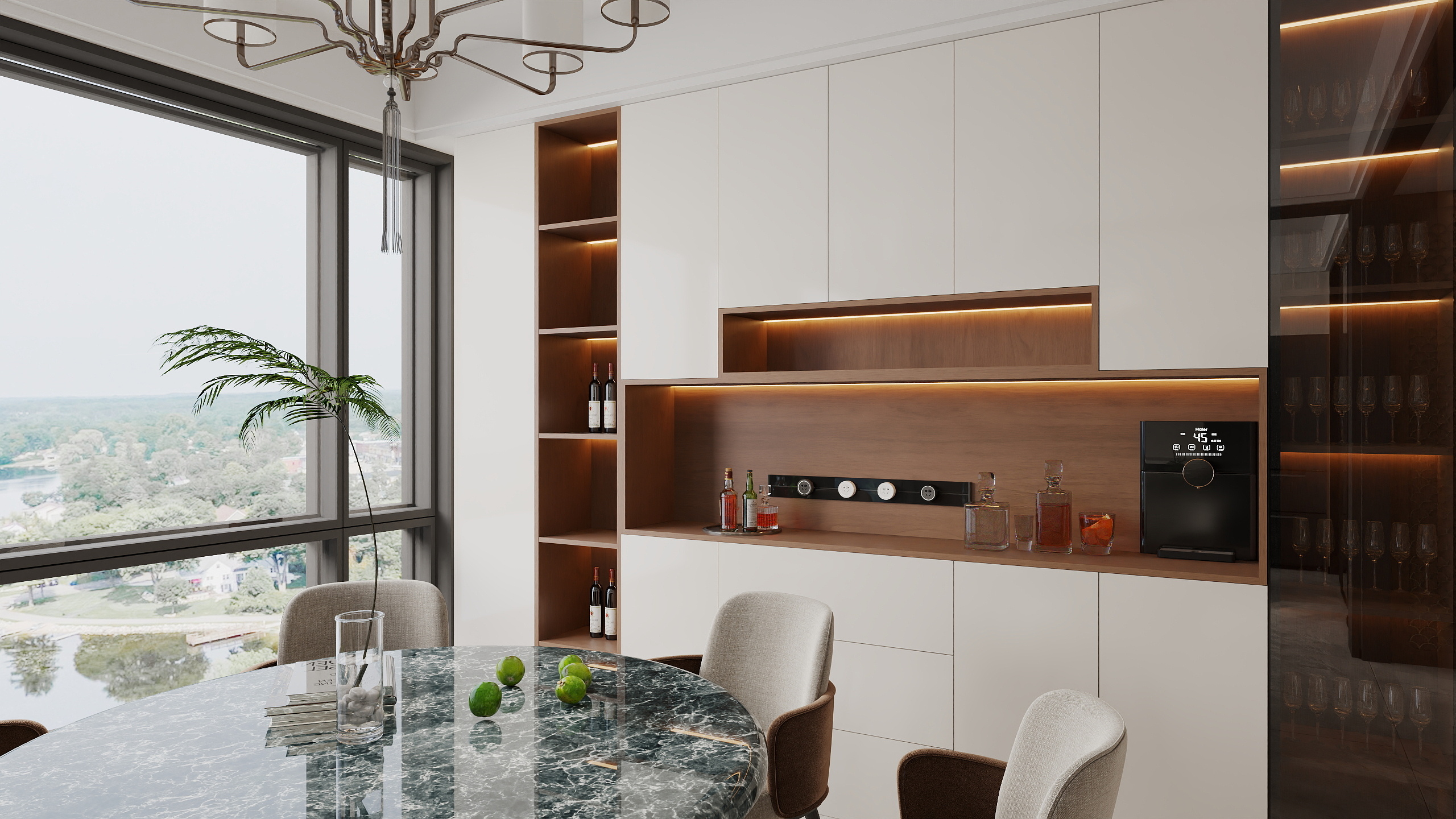 一风效果-万山华府176㎡2室装修效果图