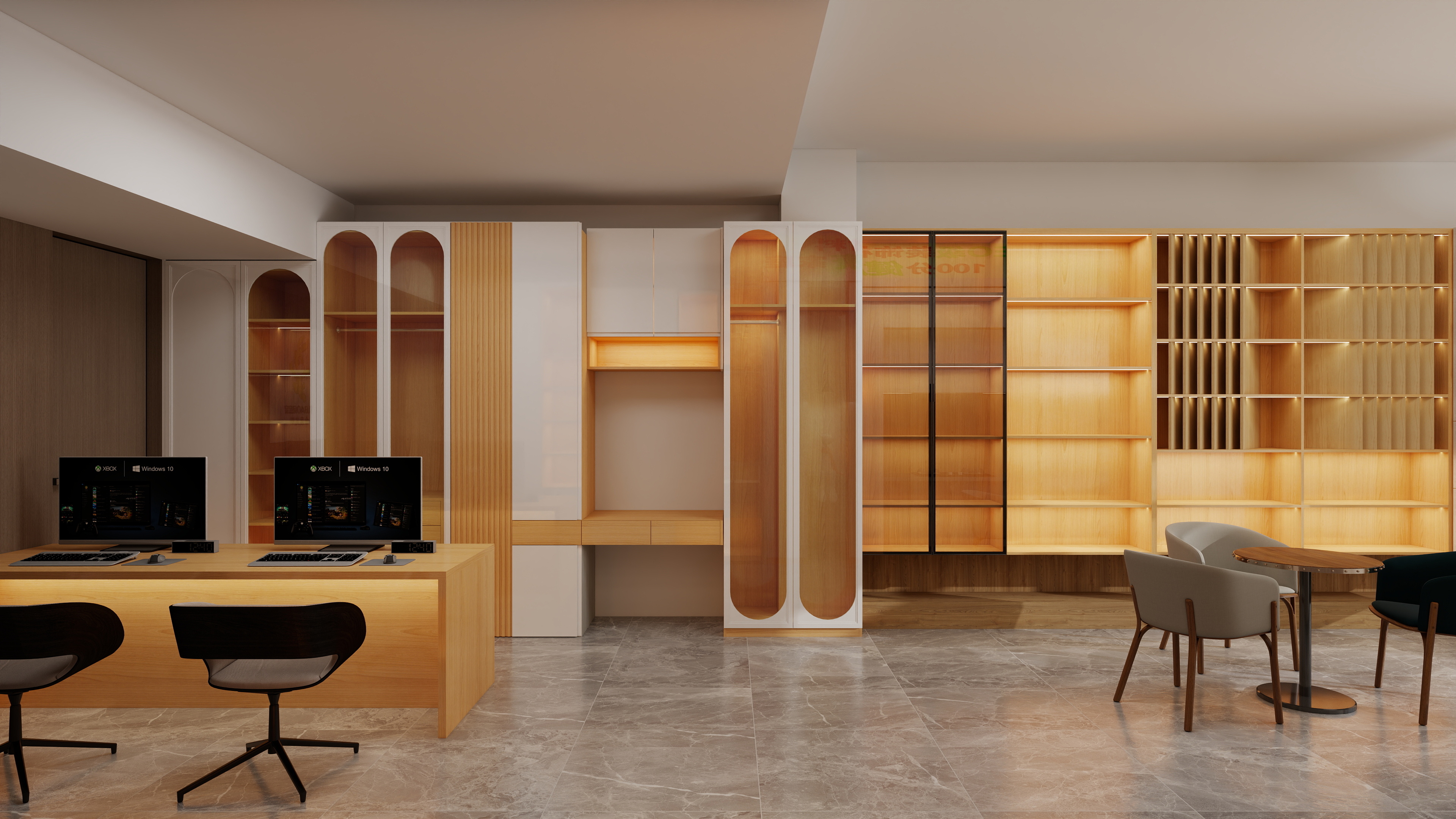 井研宏沐装饰曾旭-鑫军创全屋定制新店-装修设计方案