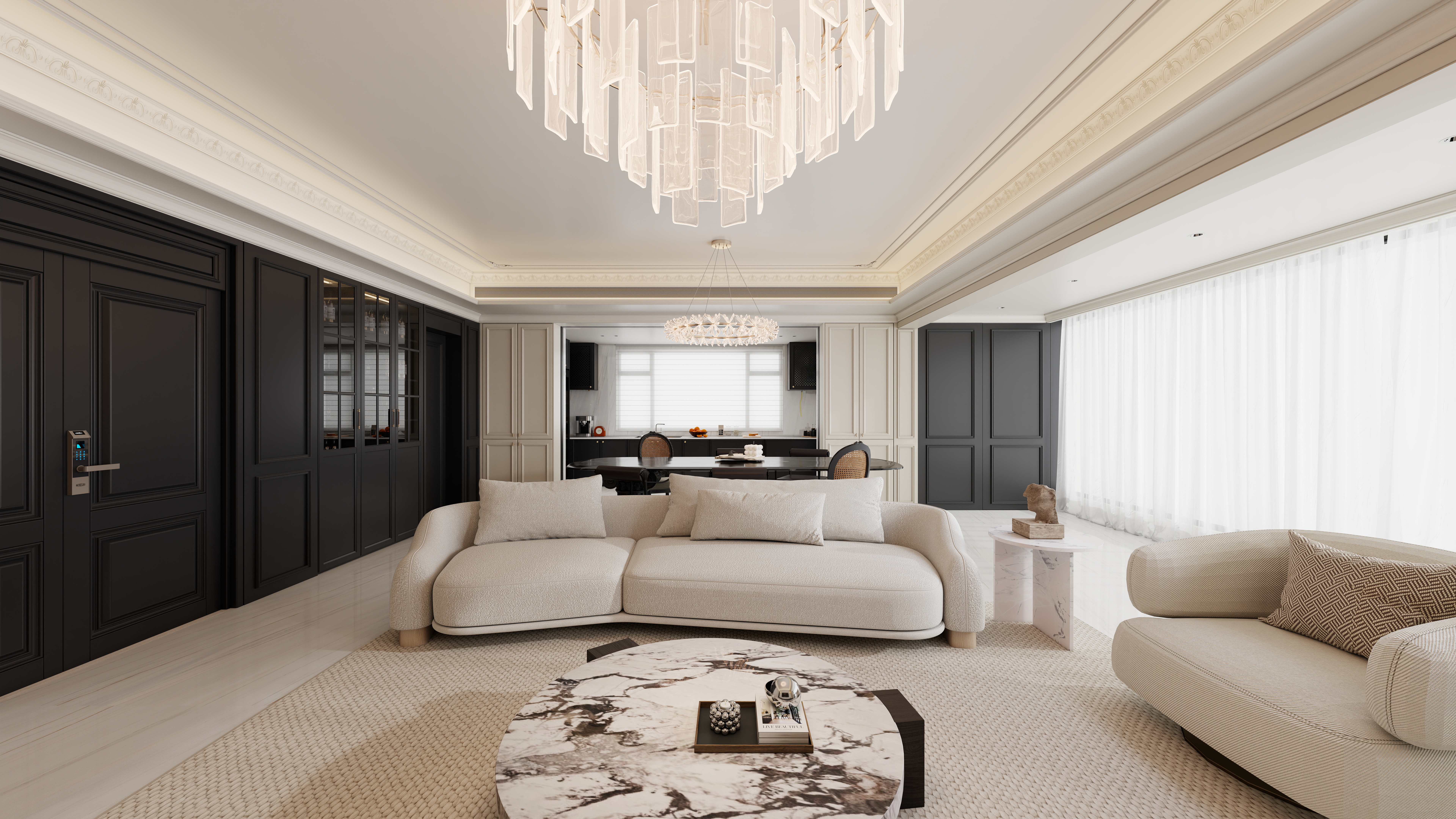 河南郑州KLF-碧桂园凤鸣苑218㎡5室-装修设计方案