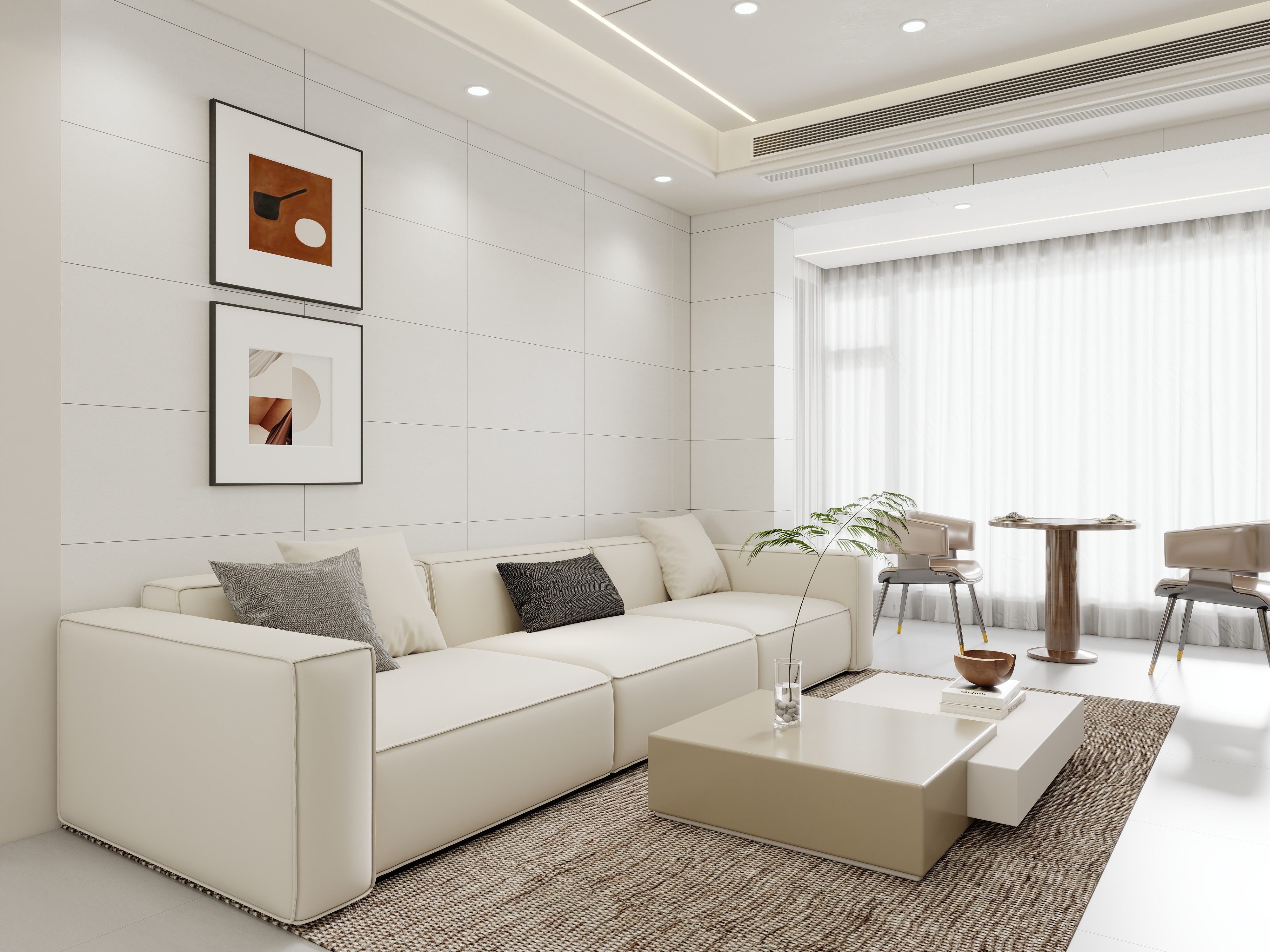 壹诺设计工作室-现代简约装修效果图