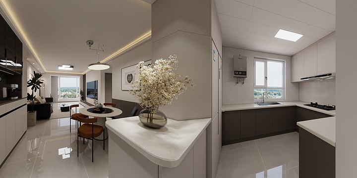 青桔装饰林设计-大华公园瑞府雅居-装修设计方案