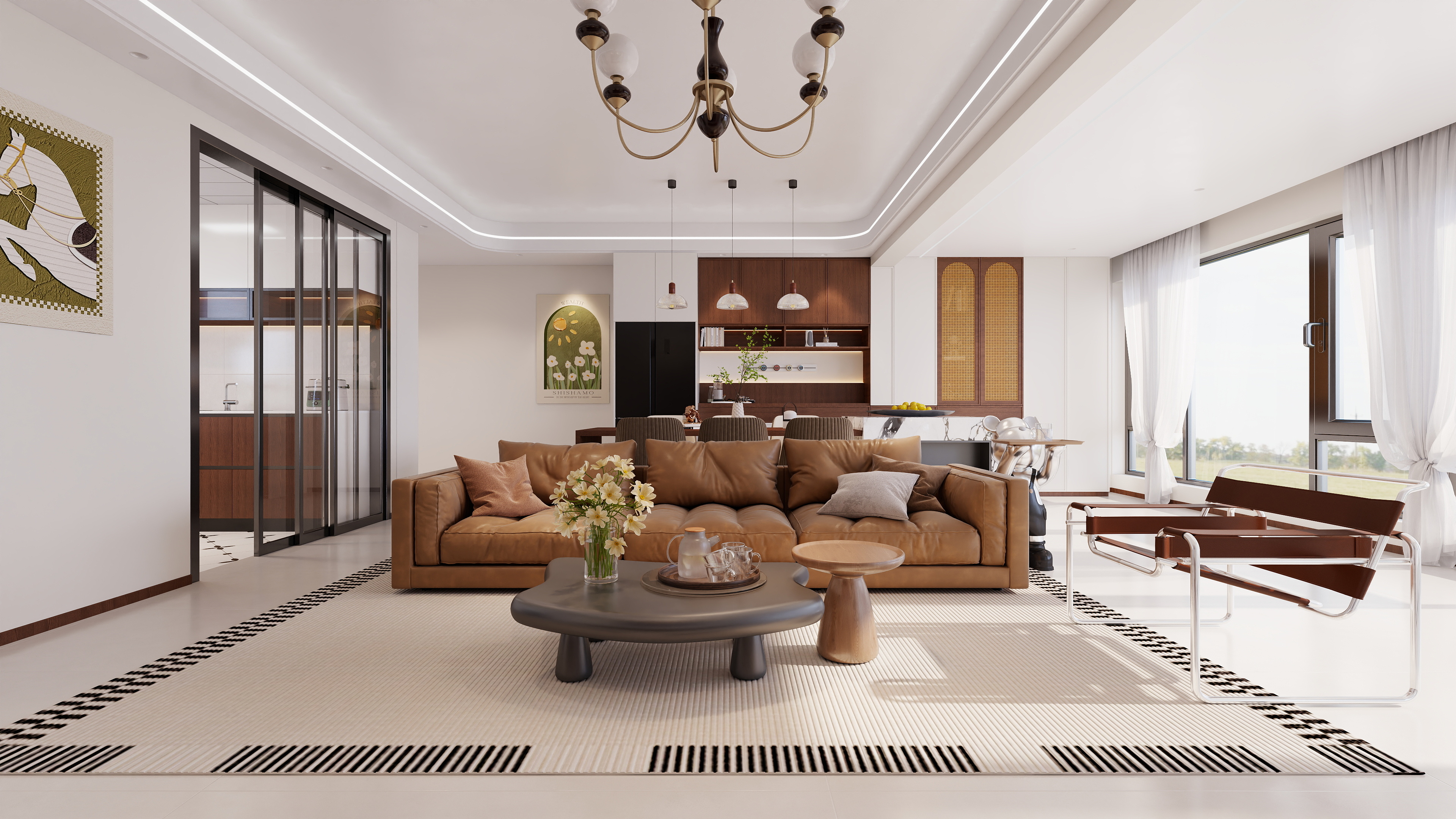 设计师1朱工-中古风装修效果图