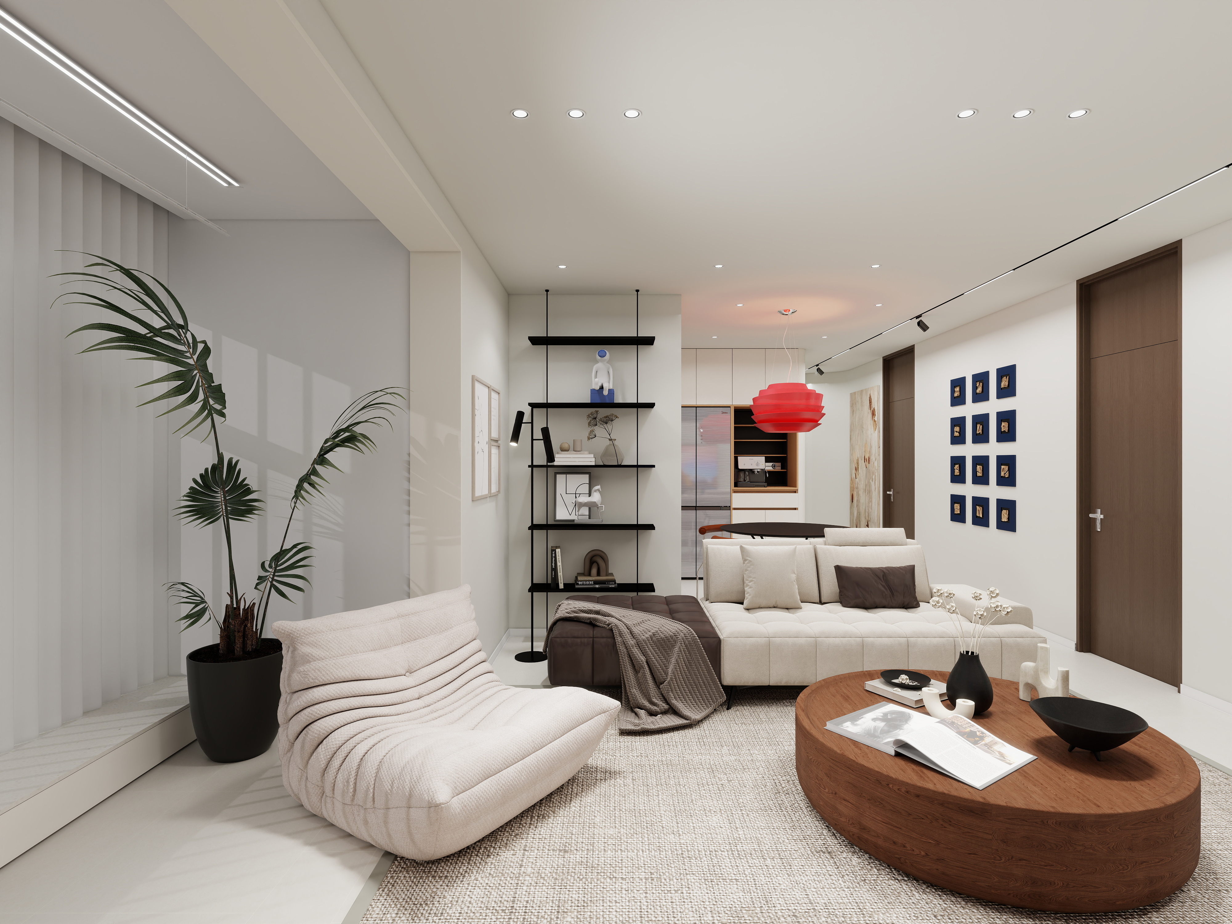 宁昊装饰大牛-金河丽园1501-120平极简-装修设计方案