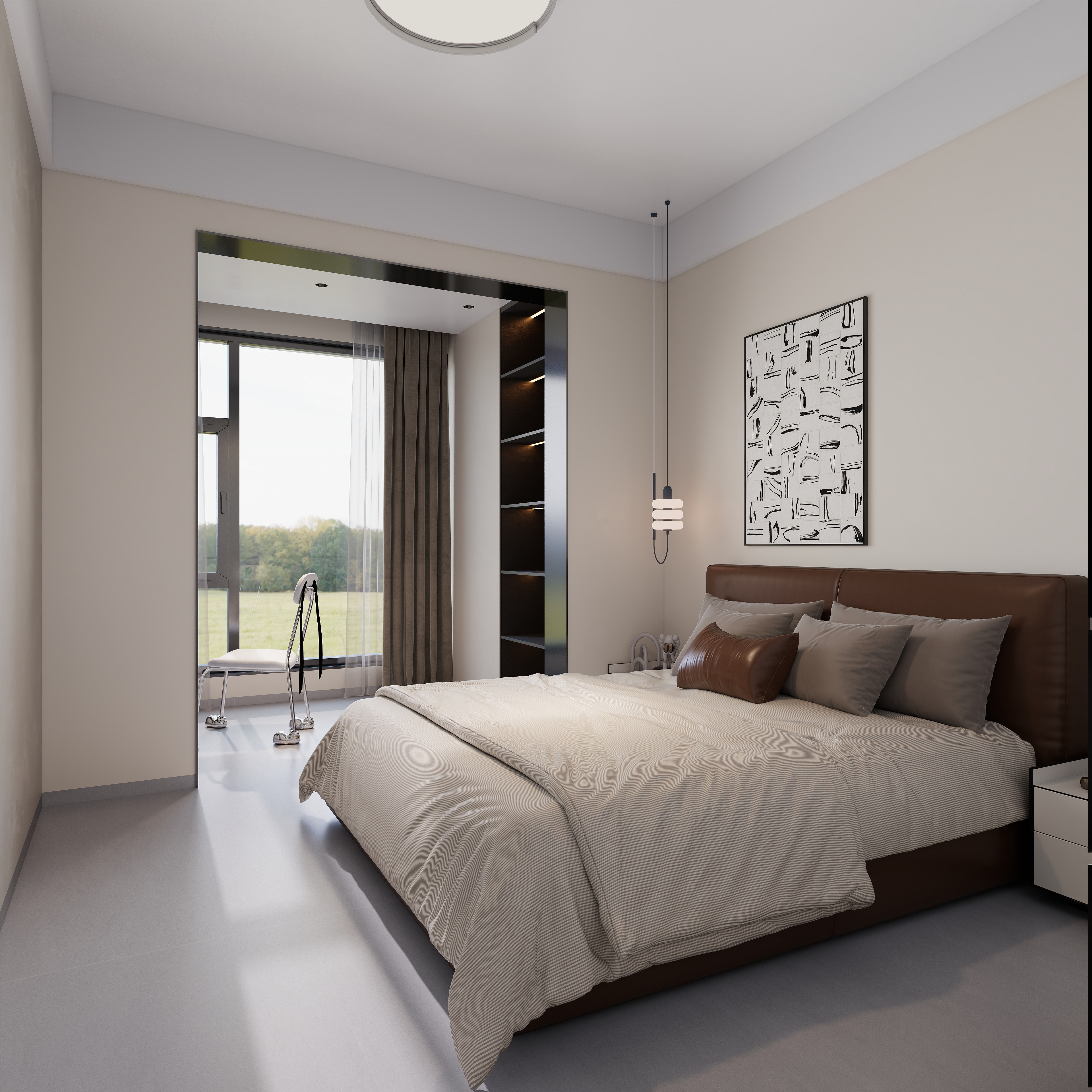 设计师1朱工-极简风装修效果图