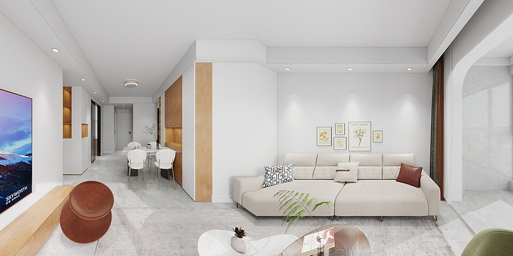 刘志丰-吴锦嘉苑  90平-装修设计方案