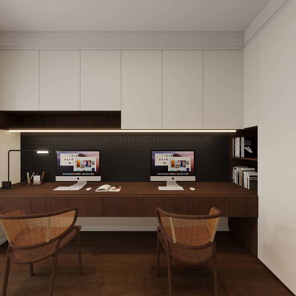 胖头鱼设计-普雅花园法式复古150㎡三室装修效果图