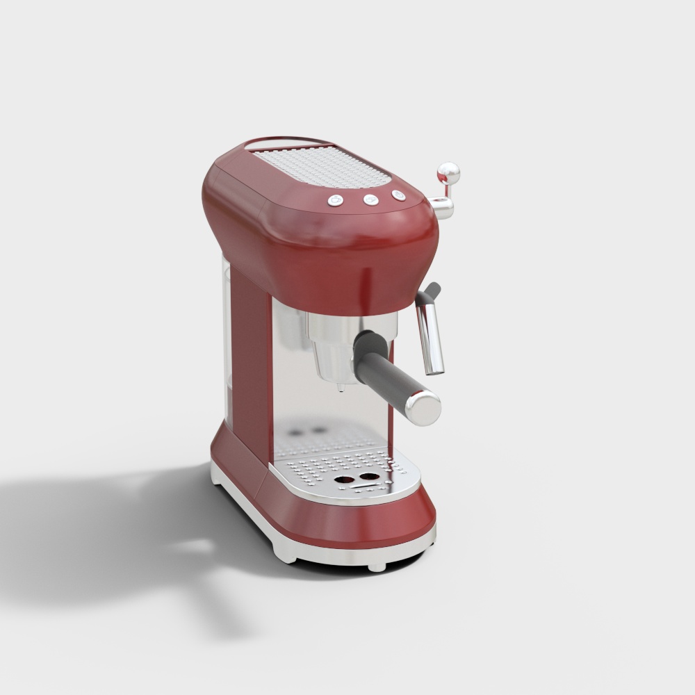 现代咖啡机-无logo  3D模型